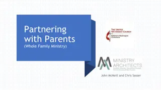 Partnering with Parents: Whole Family Ministry Objectives and Plan