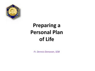 Creating a Personal Plan of Life for Spiritual Growth