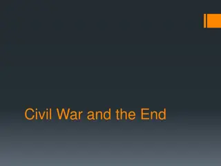 Major Battles and End of the Civil War Timeline