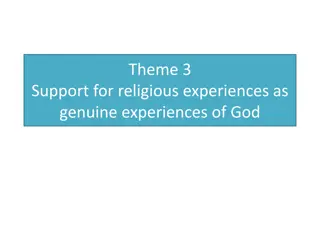 Genuine Religious Experiences: Support and Evaluation