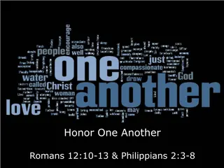 Honoring One Another: Biblical Insights on Love and Devotion