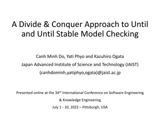 Divide & Conquer Approach to Model Checking