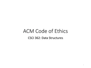 Professional Ethics and Responsibilities in Computer Science