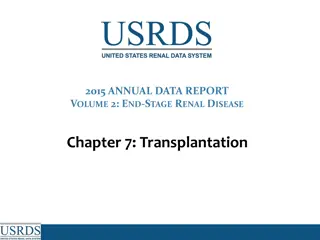 Analysis of Kidney Transplant Trends in End-Stage Renal Disease Patients (1996-2013)