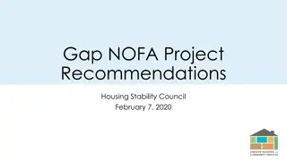 Recommendations for Housing Stability Council Projects - February 7, 2020