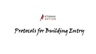 Protocols for Building Entry and Sanitization Guidelines