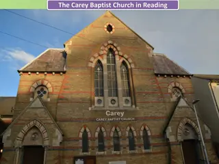 Inside Look at Carey Baptist Church in Reading