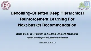 Denoising-Oriented Deep Hierarchical Reinforcement Learning for Next-basket Recommendation