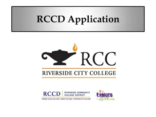 Riverside City College Admission Application Process