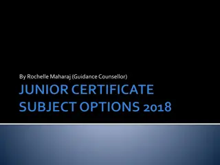 Choosing Subjects Wisely for Junior Certificate Success