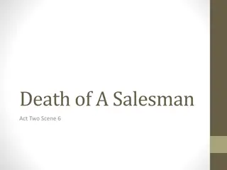 Analysis of Conflict and Revelation in Death of a Salesman Act Two Scene 6