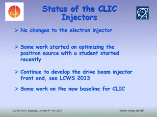 Recent Developments in CLIC Injector Optimization