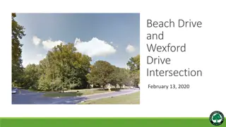 Intersection Analysis and Improvement Proposal for Beach Drive and Wexford Drive