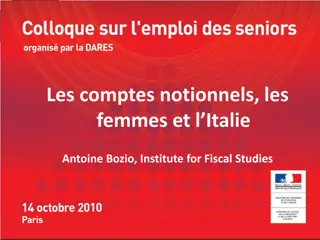 Women's Retirement Challenges in Italy: Insights from NDC and Pension Reforms