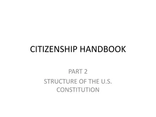 Structure of the U.S. Constitution