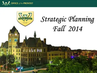 Wayne State University Strategic Initiatives Overview