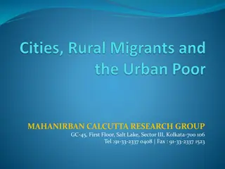 Addressing Urban Poor and Migrant Issues in Indian Cities