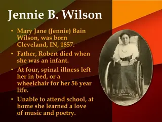 The Inspiring Life and Hymns of Jennie B. Wilson