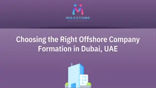 Choosing the Right Offshore Company Formation in Dubai, UAE