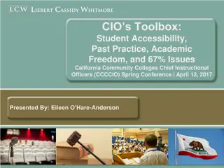 Ensuring Student Accessibility and Academic Freedom in Community Colleges