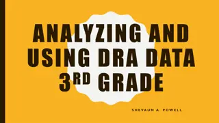 Analyzing and Using DRA Data for 3rd Grade Students