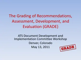 The GRADE Approach in Evidence-Based Practice