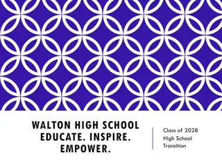 Walton High School Academic Program & Graduation Requirements