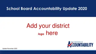 School Board Accountability Update 2020 Overview