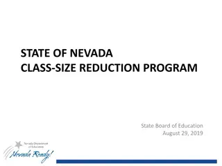 Nevada Class-Size Reduction Program Overview