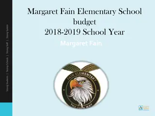 Margaret Fain Elementary School 2018-2019 Budget Overview