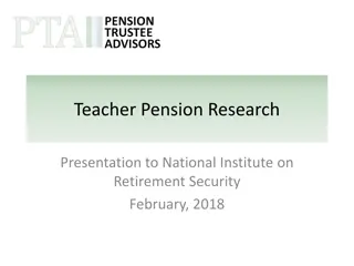 Teacher Pension Research Insights & Analysis in California