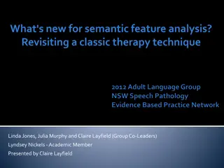 Revisiting Semantic Feature Analysis: A Classic Therapy Technique