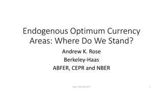 Understanding Endogenous Optimum Currency Areas