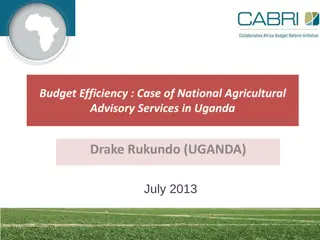 Enhancing Agricultural Extension Services in Uganda: A Case Study of NAADS