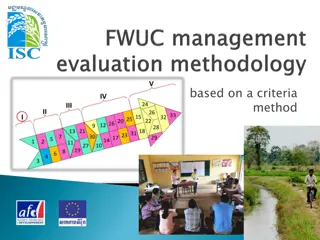 Capacity Building and Evaluation Process for Water User Committees