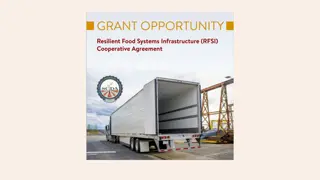 Resilient Food Systems Infrastructure Program for Building Supply Chain Resilience