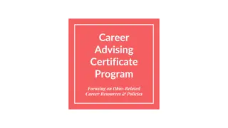 Ohio Career Advising Certificate Program: Empowering Students for Future Success