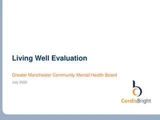 Positive Outcomes of Living Well Evaluation in Greater Manchester Community Mental Health Board