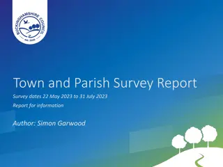 Town and Parish Survey Report: Key Findings and Insights