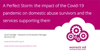 Impact of Covid-19 on Domestic Abuse Survivors and Support Services