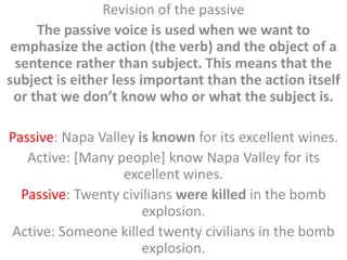 Understanding the Passive Voice in English Writing