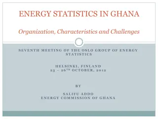 Energy Statistics in Ghana: Organization, Characteristics, and Challenges