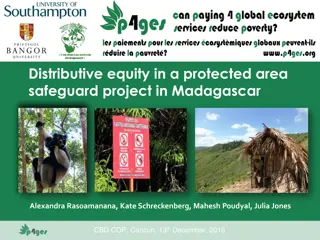 Distributive Equity in Madagascar's Protected Area Safeguard Project