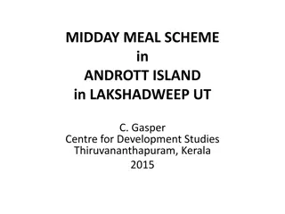 Midday Meal Scheme in Andrott Island, Lakshadweep UT