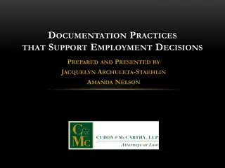 Effective Documentation Practices for Employment Decisions