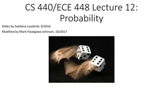 Probability and Planning Under Uncertainty