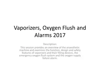 Understanding Vaporizers, Oxygen Flush, and Alarms in Anesthetic Machines