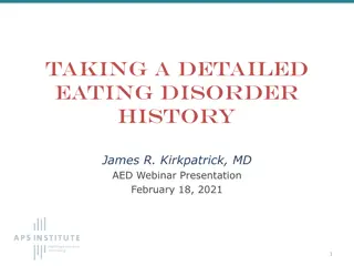 Eating Disorders: Key Insights from Dr. James R. Kirkpatrick, MD