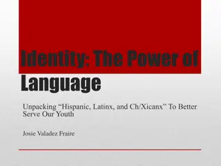 Unpacking Identities: Hispanic, Latinx, and Ch/Xicanx