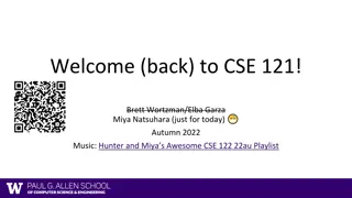 Introduction to CSE 121: Types and Simple Expressions - Autumn 2022